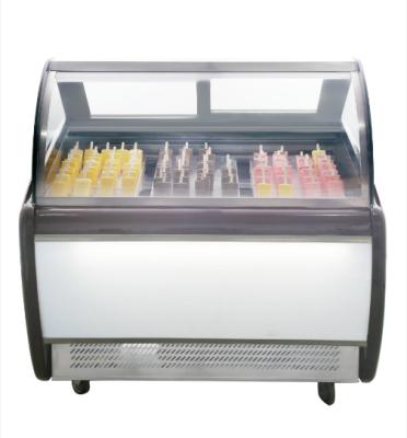 China Single-temperature 12 pans luxury ice cream display freezer with energy-saving and quiet imported compressor for sale