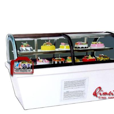 China 12HG Single-Temperature Refrigerating Showcase For Displaying Cakes With Bow Glass for sale