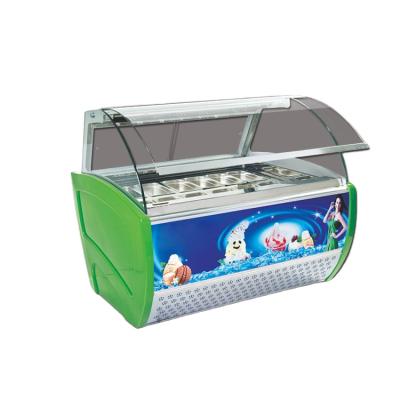 China 14JN-B Single-temperature Luxurious Hot Sale Ice Cream Display Showcase Cabinet for sale