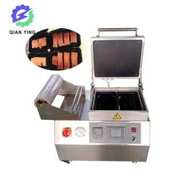 China Food Skin Packing Machine Fruit Meal Vacuum Packing Machine Shrimp Seafood Meat Vacuum Ready Skin Packing Machine for sale