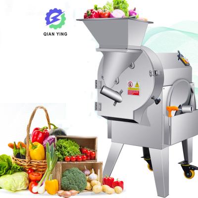 China Multifunctional Easy Steel Spiral Chopper And Dicer Slicer Vegetable Processing Plant Kitchen Food Leafy Vegetable Cutter Machine for sale