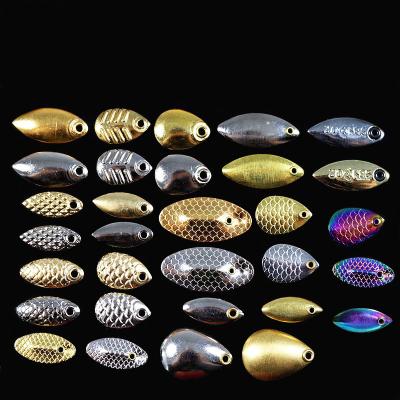 China Durable Fishing Rigs Spinner Blades Colorado Spinner Blades For Lures Bass Walleye Pike Spinner Rigs DIY Fishing Lures Accessories for sale