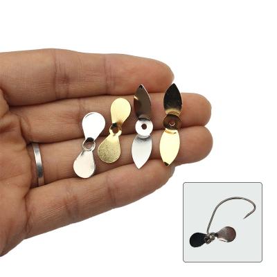 China DIY Fishing Lures Wholesale 10PCS Ring Spinner Blades Stainless Steel Chopper Blades For DIY Fishing Lure Materials for sale