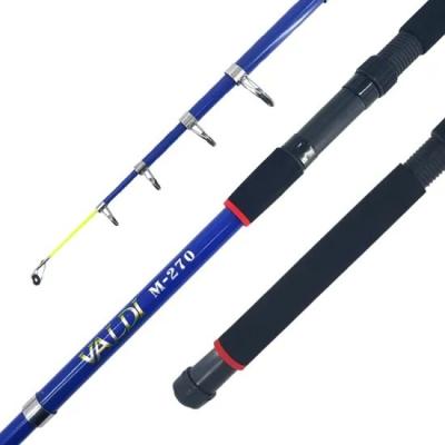 China Fishing Rod Custom 1.8m/2.1m/2.4m/2.7m/3m/3.6m Carbon Fiber Telescopic Throwing Rod for sale