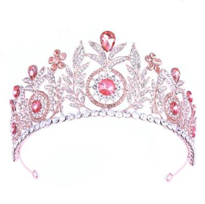 China Fashionable Crowns and Tiaras Wholesale Pageant Wedding Hair Accessories Wedding Tiara Decoration for sale