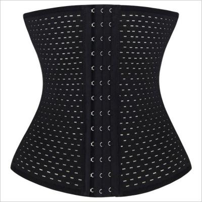 China Fitness Success 3 Hooks Shaper Corset Breathable Slimming Trainer For Weight Loss Breathable Waist Trainer With Supplement for sale