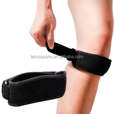 China High Elastic Open Brace Support Neoprene Knee Patella Protector Sports Knee Supporter Adjustable Knee Supporter With Strap for sale