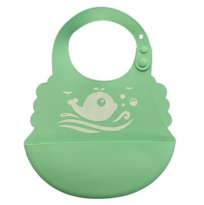 China BPA Free Silicone Baby Bib Waterproof Bpa Free With With Food Catcher Baby Silicone Bibs Wholesale Feeding Supplies for sale