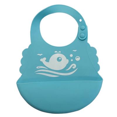 China New Bibs Silicone Bpa Silicone Infants Baby Kids Bibs Adjustable Waterproof Bibs Free Saliva Free for sale