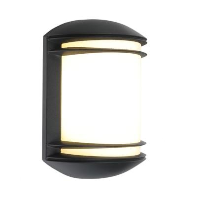 China Modern simple waterproof doorway LED outdoor wall corridor balcony lamp induction smart wall lamp for sale