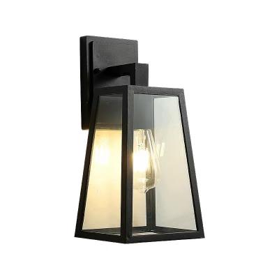 China American Modern Simple Outdoor Waterproof Corridor Balcony Door Villa Wall Lamp Simplicity European LED Aluminum Wall Lamp IP65 for sale