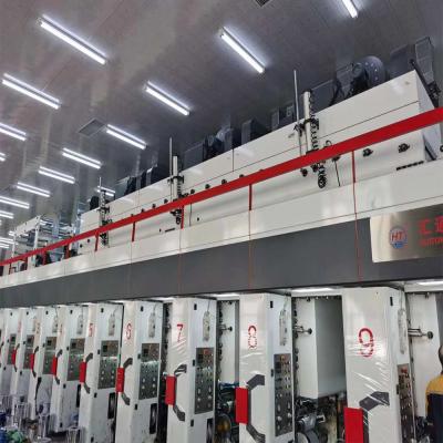 China Printing Industry Used Gravure Printing Machine 10 Colors With 1050 Width for sale