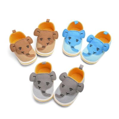 China WONBO Anti-odor Cartoon Elephant Moccasins Baby Boy Animal Girls Shoes Newborn Infant Toddler First Walker Cute Casual Sneakers for sale