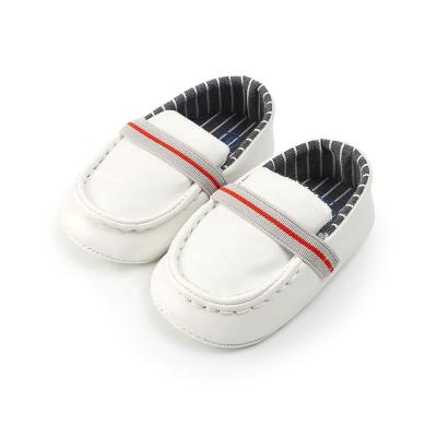 China WONBO Anti-odor Leather Baby Shoes Boy Girl Crib Soft PU Snaker Shoes Baby Princess Shoes for sale