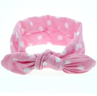 China Other Europe and the United States hot sale printing Bunny Ear Newborn Baby knotted headband for sale