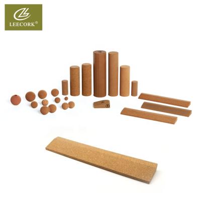 China 580x95x32mm Non-slip Eco-friendly Cork Grain Natural Cork Yoga Fine Block For Yoga Workout CYB580095032 for sale