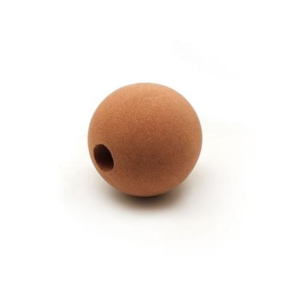 China 100mm Dia. Natural Red Colored Cork Massage Ball for Muscle Relaxation CMB100d for sale