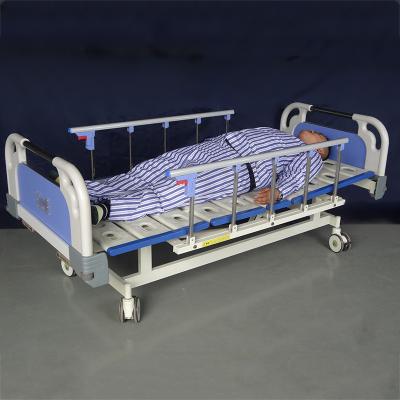 China Stainless Steel Hospital Bed Folding Hospital Bed Commercial Furniture for sale