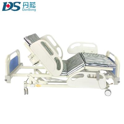 China 3 Works 2017 Luxury Hospital New ABS Rails Use Electric Bed With Backrest for sale