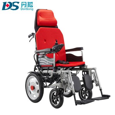 China Aluminum Alloy Patient Electric Portable Wheelchair For Difficult Walking People for sale