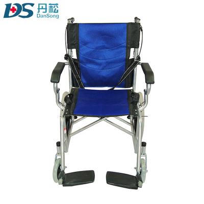 China Rehabilitation 16 Inch Lightweight Wheels and Portable Manual Wheelchair for Homecare and Outdoor Activities for sale