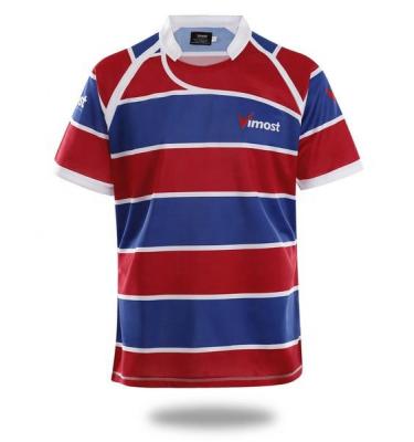 China 2021 Full Sublimation OEM Rugby Jersey Breathable Chain Stitch Mens Rugby Jersey Club Custom New Design Rugby Wear for sale