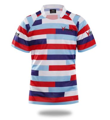 China Antibacterial Rugby Shirts / Custom Jersey Sublimation Printing Rugby Wear for sale