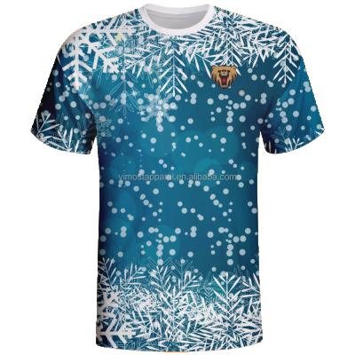 China Custom Printed 100% Polyester QUICK DRY Unisex T-shirt Floral T-shirt Long Sleeve T-shirt for sale