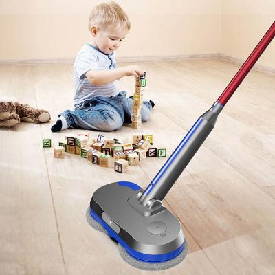 China New Design Steam Mop Wireless Automatic Cleaning Electric Radio Waxing Mop Wet Cleaning Mop With Led Hadlight for sale