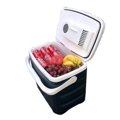 China With Handle Portable Mini Car Refrigerator Ice Chest Cooler Box for sale