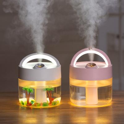 China Nazzle Factory Price 2 Airflow Humidifier Wireless Intermittent Air Diffuser Humidifier 1000ml Air Humidifier For Home Office for sale