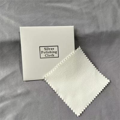 China Eco - Friendly Microfiber Jewelry Cleaner And Polish Cleaning Cloth With Logo for sale