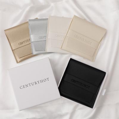 China Attractive PU Microfiber Leather Packaging Pouches And Jewelry Box for sale