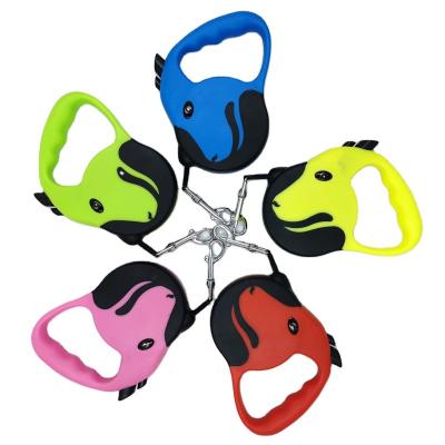 China Stocked Pet Training Walking Adjustable Retractable Rope Dog Leashes Cat Dog Leash Chain Durable For Small Medium Pet Supplies for sale