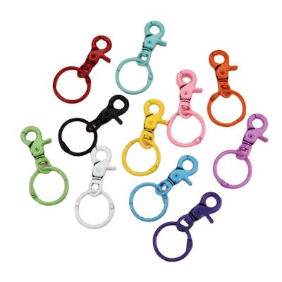 China Wholesale Personality Key Chain Candy Color Lobster Hooks Key Chains Sweet Key Rings DIY Charms Key Chain Jewelry Pendant Making Accessories for sale