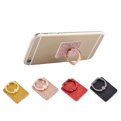 China Hot Selling Adjustable Ring Buckle Acrylic Color Glitter Ring Buckle Phone Holder Metal Cell Phone Smartphone Plated Accessories for sale