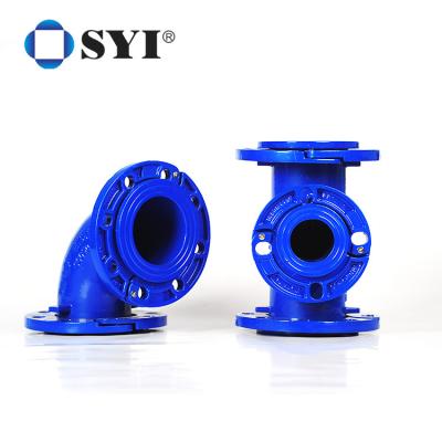 China Ductile Iron Loosing Flanged Pipe Fittings For Water Pipeline Projects for sale