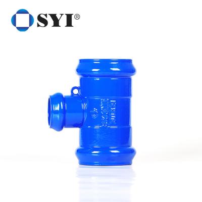 Κίνα SYI Fusion Bonded Epoxy Ductile Cast Iron DCI Pipe Fitting For PVC Pipe προς πώληση