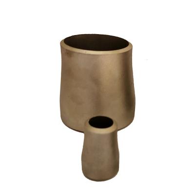 中国 Galvanized Painting Gold Butt Weld Steel Reducer stainless steel pipe press fitting 販売のため