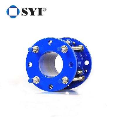 China Ductile Iron Pipe Flange Double Flange Wide Range Dismantling Joint Dimensions for sale