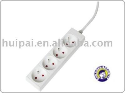 China Good Quantity Factory Price 4 Way Residential / Multipurpose Cheap Socket Extension , White French Socket Extension for sale