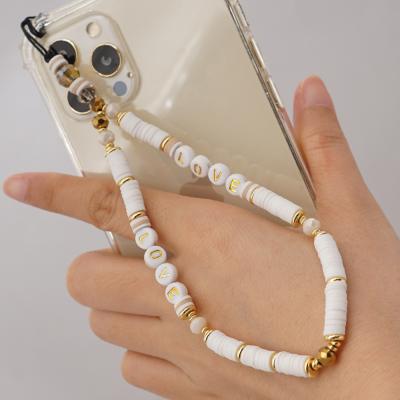 China Amazon Fashion Cute Custom Colorful Cell Phone Chain Charm Cute Hot Selling Handmade Cell Phone Chain for sale