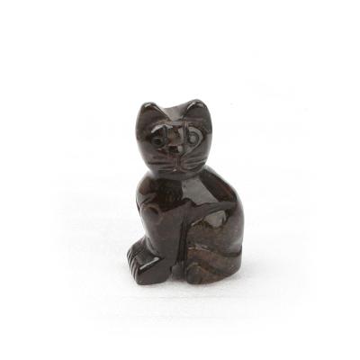 China Europe natural stone crafts gifts, energy stone cute cat, handmade carving crafts for home decoration for sale