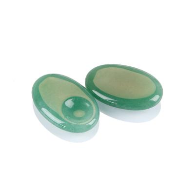 China Hot Selling Feng Shui Fashion Green Aventurine Healing Crystals Worry Engraved Stone for sale