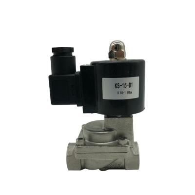 China Machinery Repair Shops Steam Solenoid Valve Stainless Steel High Pressure Valve UNID Water Normally Open Valve KS-15-D1 for sale