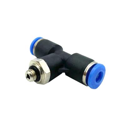 China PT4-M5 Machinery Repair Shops Connector Straight Thread Air Duct Pneumatic Hose Fitting for sale