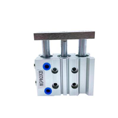 China Pneumatic Machinery Repair Shops MGPM20X20 Guide Rod Pneumatic Cylinder MGPM Double Action Air Cylinder for sale