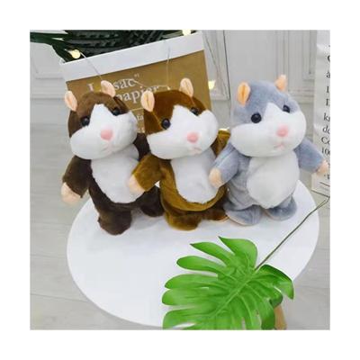 China Health Care Institutes SmallOrders RF23 Hot Sale Will Learn To Speak Recording Nodding Cute Little Hamster Plush Toy To Accompany Children To Favor Toys for sale