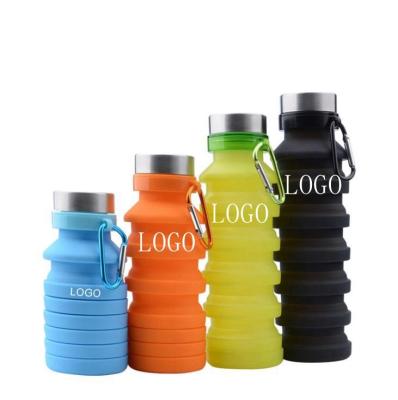 China SmallOrders G050406 550ml Folding Agriculture Creative Running Fitness Water Bottle Portable Silicone Water Cup Outdoo Promotion Drinkware for sale