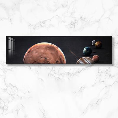 China New classical/postmodern cosmic style Mars cartoon space moon Mars astronaut children's bedroom decorative painting for sale